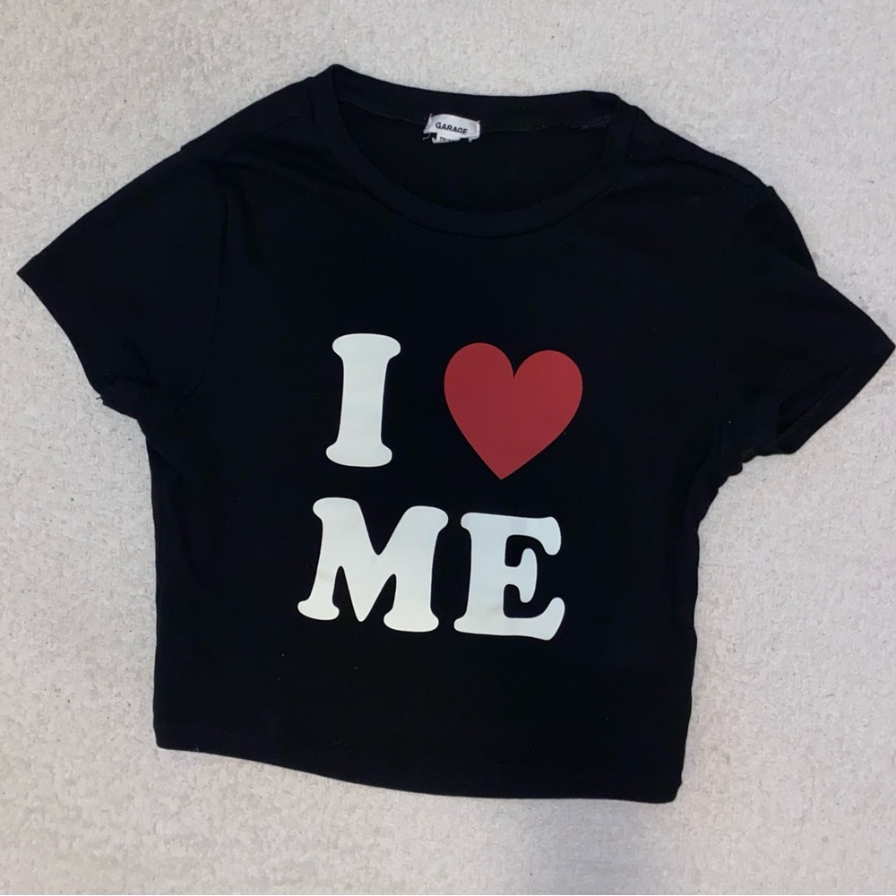 garage womans baby tee